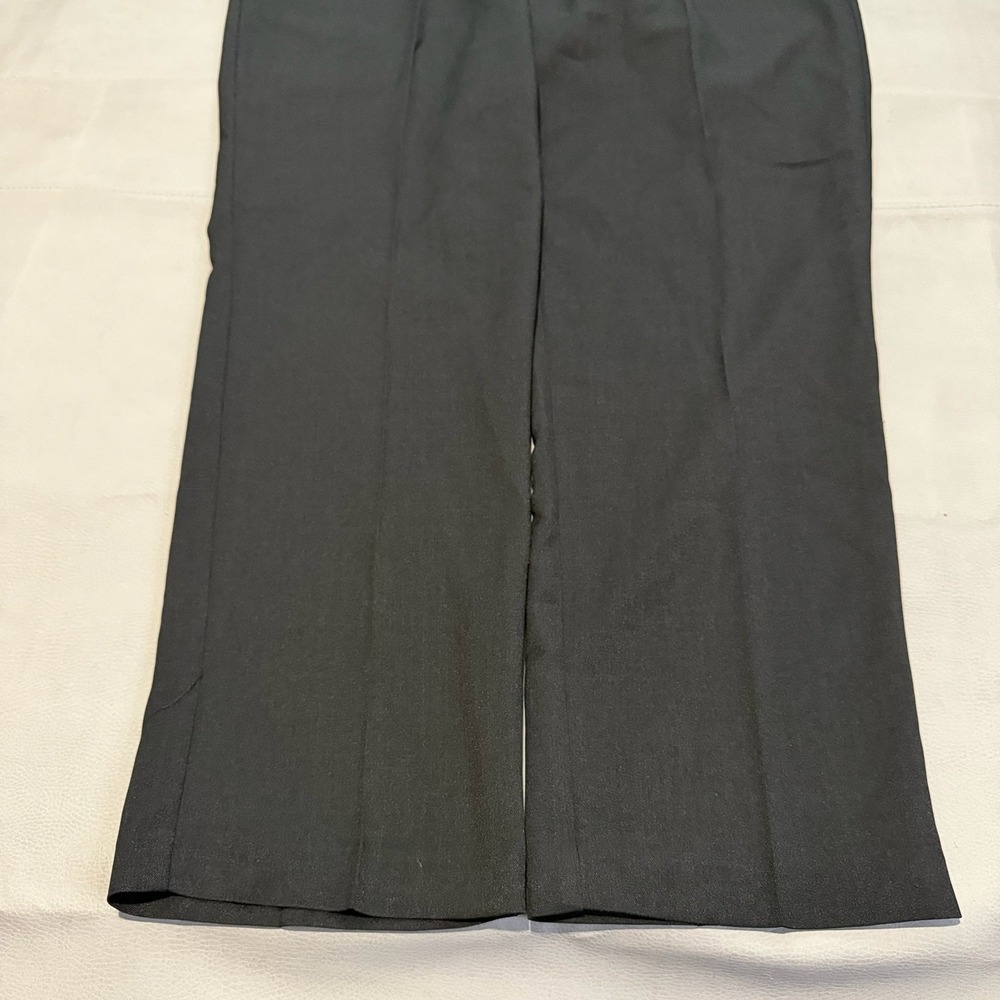 New Van Heusen Flex Slim Fit Men Dress Pant Black 38x30 Flat Front Commuter-6588 - Picture 6 of 12
